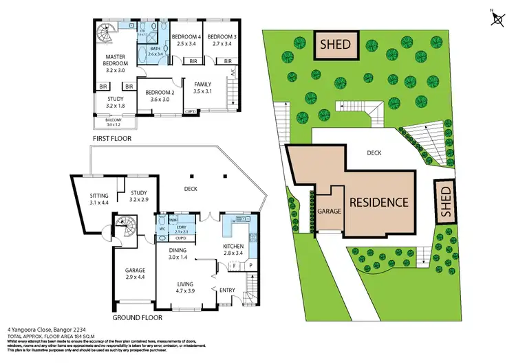 Floorplan of Homely house listing, 4 Yangoora Close, Bangor NSW 2234