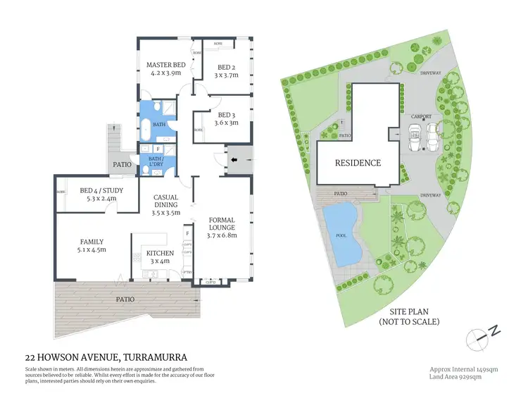 Floorplan of Homely house listing, 22 Howson Avenue, Turramurra NSW 2074
