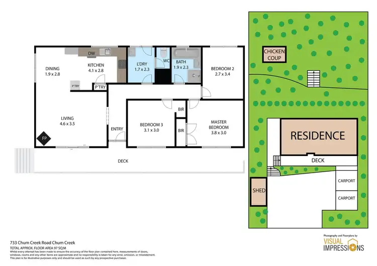 Floorplan of Homely house listing, 733 Chum Creek Road, Chum Creek VIC 3777
