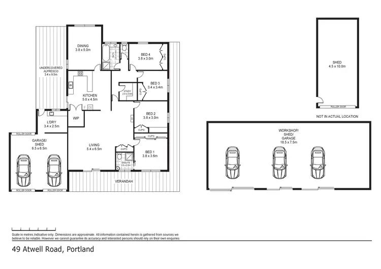 Floorplan of Homely house listing, 49 Atwells Road, Portland West VIC 3305