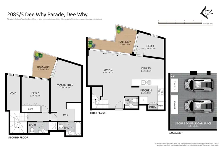 Floorplan of Homely apartment listing, 2085/5 Dee Why Parade, Dee Why NSW 2099