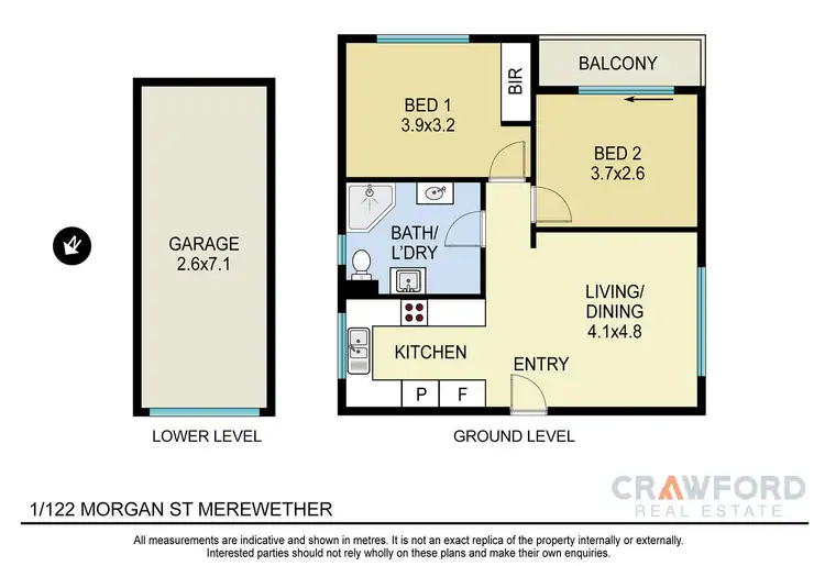 Floorplan of Homely villa listing, 1/122-124 Morgan Street, Merewether NSW 2291