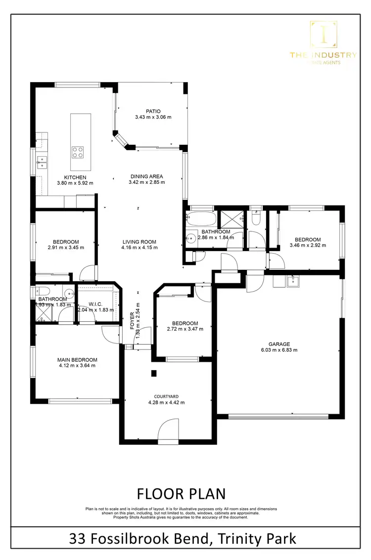 Floorplan of Homely house listing, 33 Fossilbrook Bend, Trinity Park QLD 4879