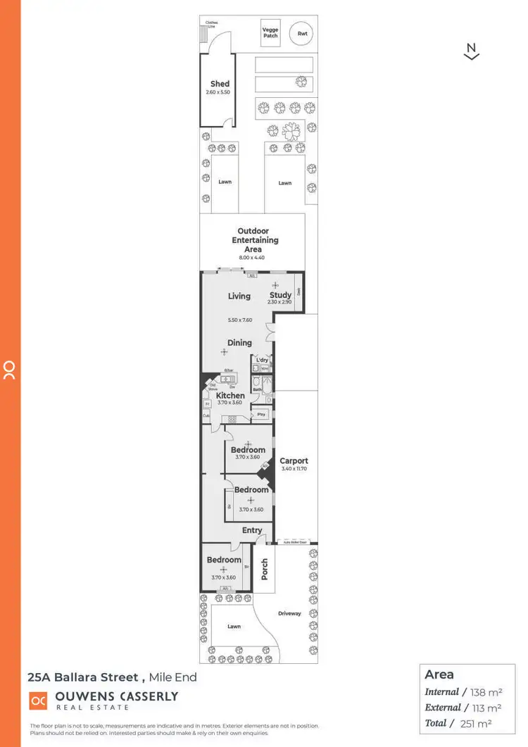 Floorplan of Homely house listing, 25A Ballara Street, Mile End SA 5031