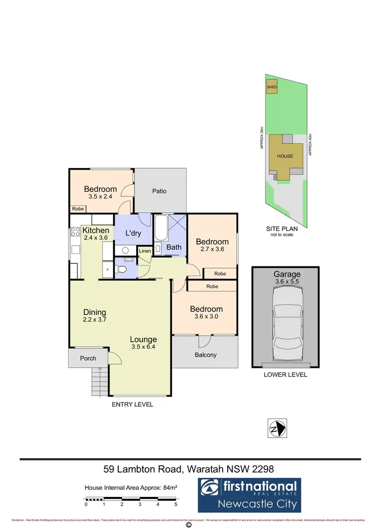 Floorplan of Homely house listing, 59 Lambton Road, Waratah NSW 2298
