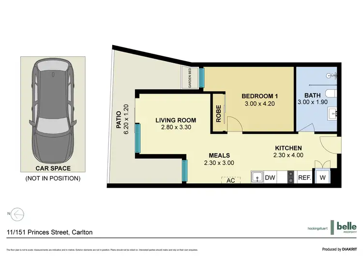 Floorplan of Homely apartment listing, 11/151 Princes Street, Carlton VIC 3053