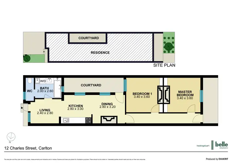 Floorplan of Homely house listing, 12 Charles Street, Carlton VIC 3053