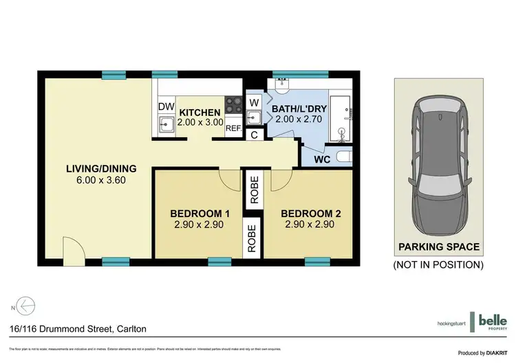 Floorplan of Homely apartment listing, 16/116-140 Drummond Street, Carlton VIC 3053