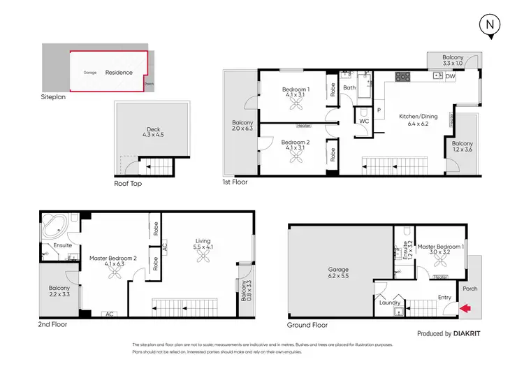 Floorplan of Homely house listing, 502 Napier Street, Fitzroy North VIC 3068