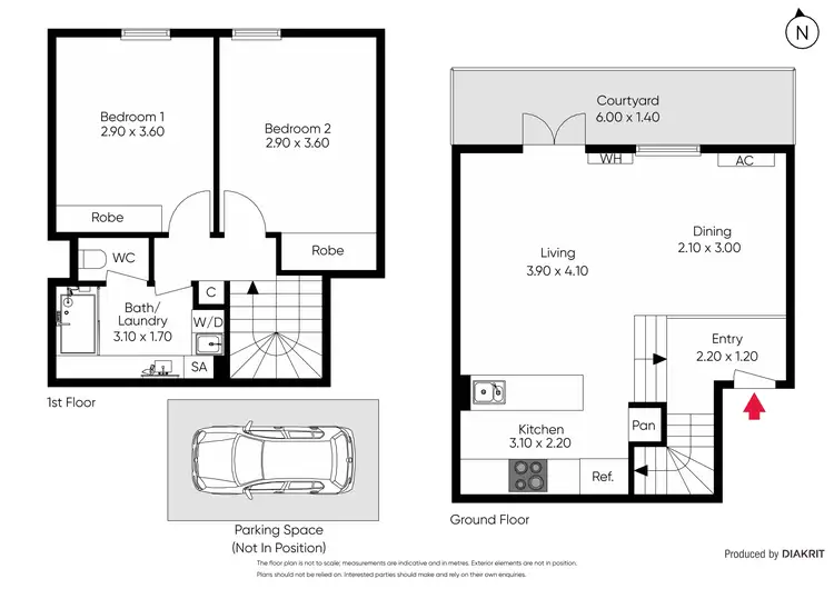 Floorplan of Homely apartment listing, 70/121 Rathdowne Street, Carlton VIC 3053