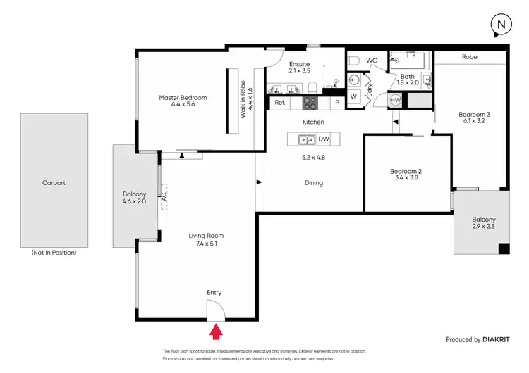 Floorplan of Homely apartment listing, 6/25 Windsor Place, Melbourne VIC 3000