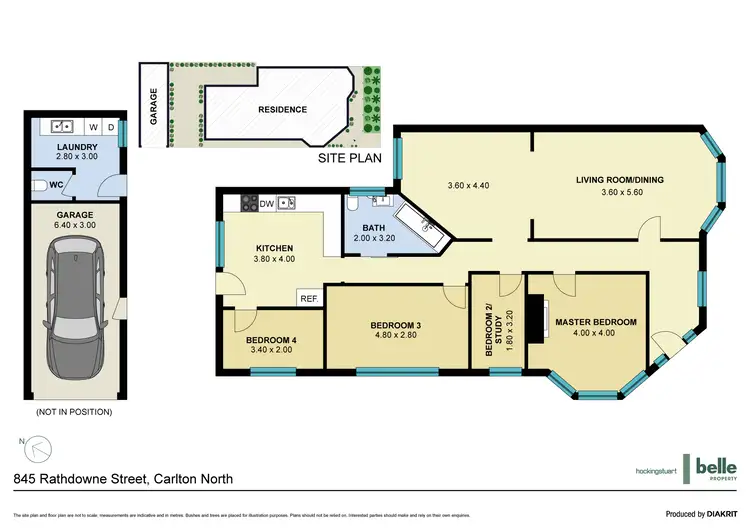 Floorplan of Homely house listing, 845 Rathdowne Street, Carlton North VIC 3054