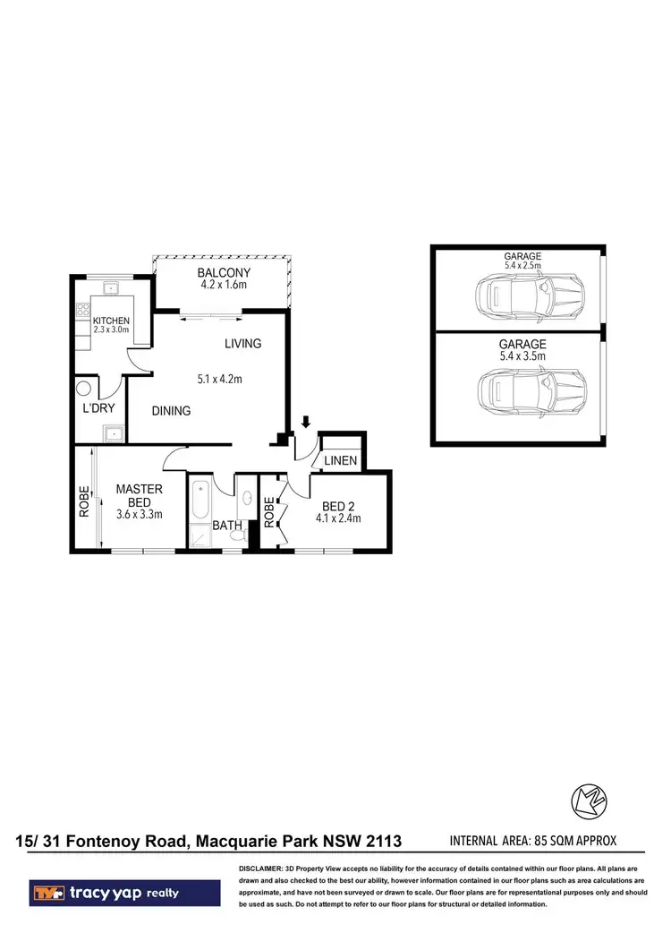 Floorplan of Homely apartment listing, 15/31 Fontenoy Road, Macquarie Park NSW 2113