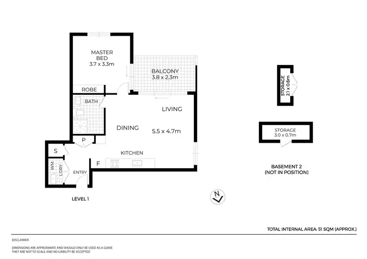 Floorplan of Homely unit listing, 14/12 Park Avenue, Waitara NSW 2077