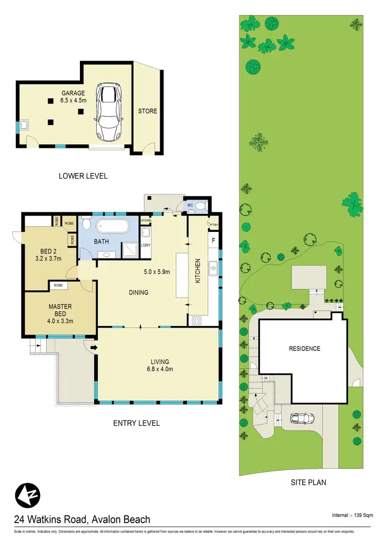 Floorplan of Homely house listing, 24 Watkins Road, Avalon Beach NSW 2107