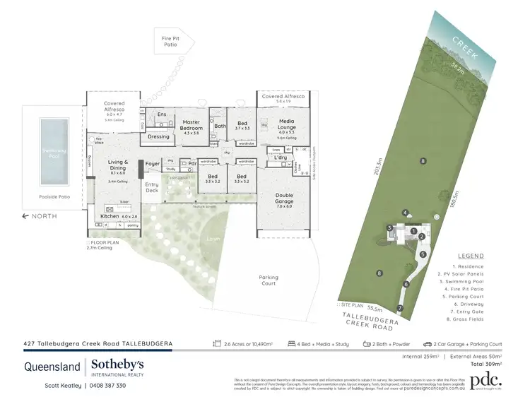 Floorplan of Homely house listing, 427 Tallebudgera Creek Road, Tallebudgera Valley QLD 4228