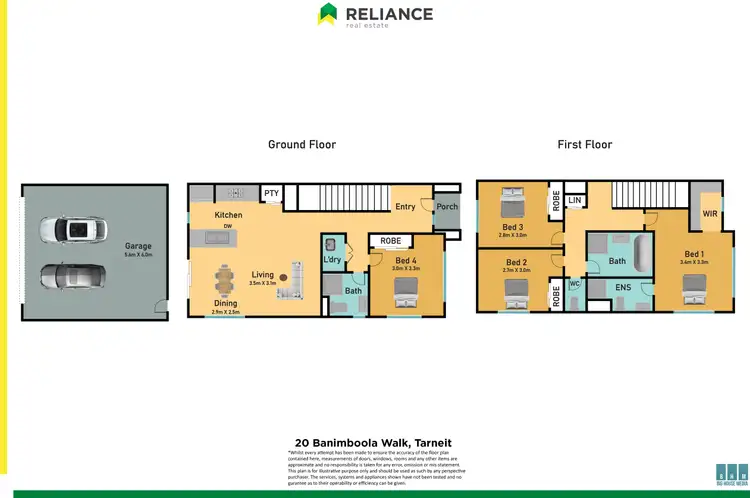 Floorplan of Homely house listing, 20 Banimboola Walk, Tarneit VIC 3029