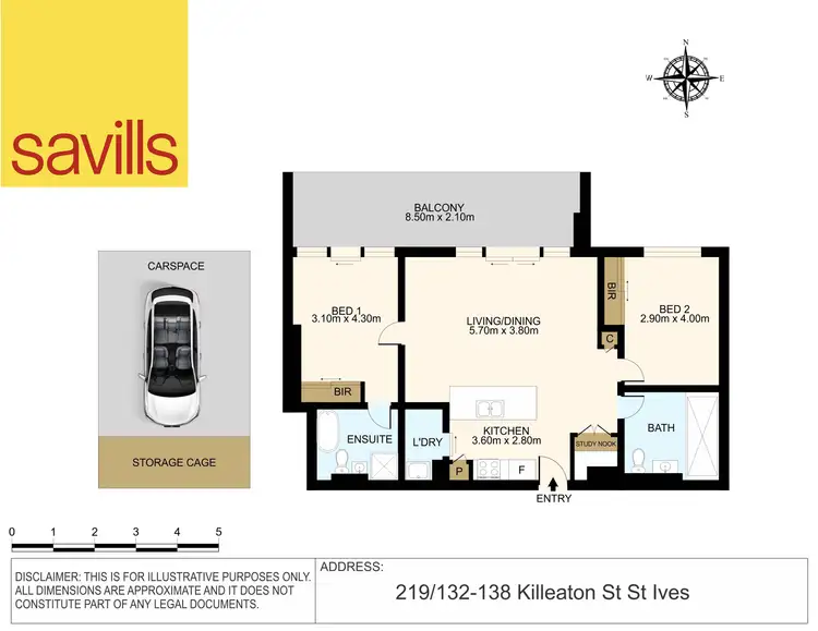 Floorplan of Homely apartment listing, 219/132-138 Killeaton Street, St Ives NSW 2075