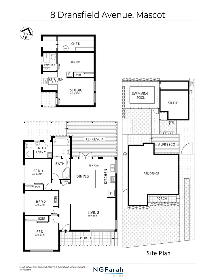 Floorplan of Homely house listing, 8 Dransfield Avenue, Mascot NSW 2020