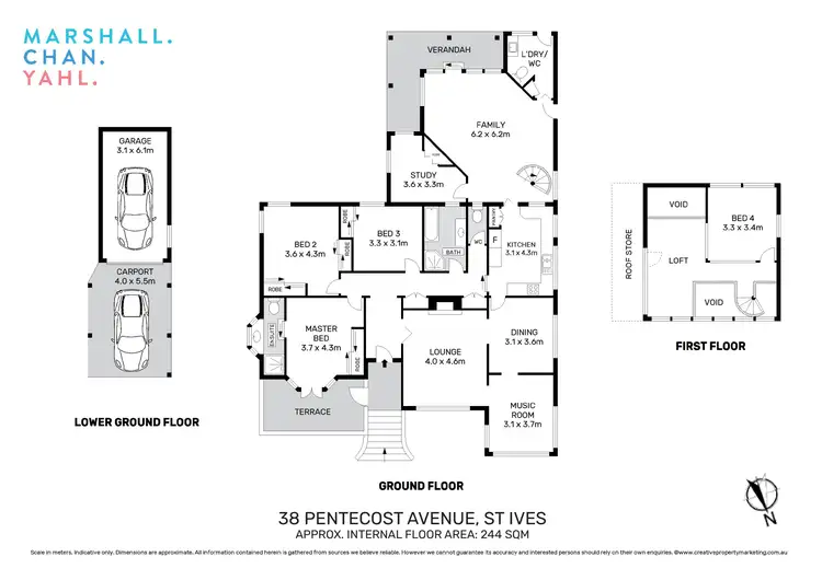 Floorplan of Homely house listing, 38 Pentecost Avenue, St Ives NSW 2075