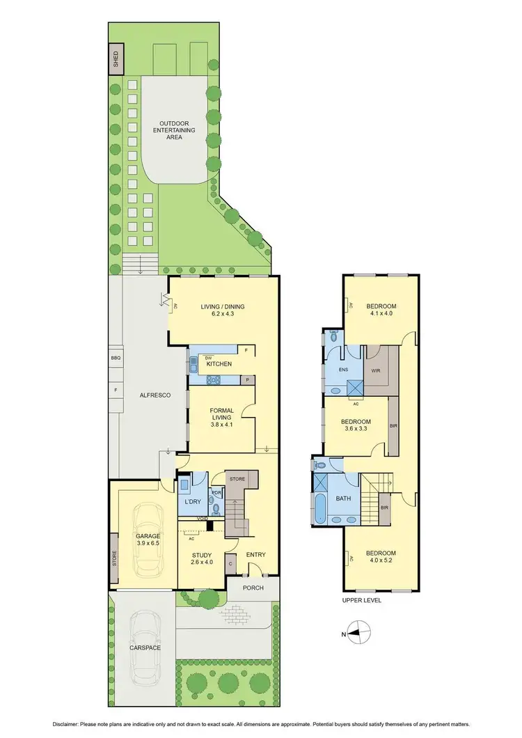 Floorplan of Homely townhouse listing, 76A Deakin Street, Essendon VIC 3040