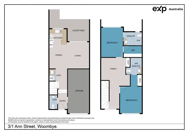 Floorplan of Homely unit listing, 3/1 Ann Street, Woombye QLD 4559