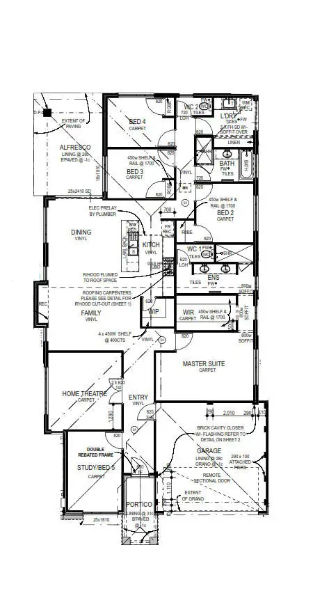 Floorplan of Homely house listing, 77 Welcome Meander, Harrisdale WA 6112