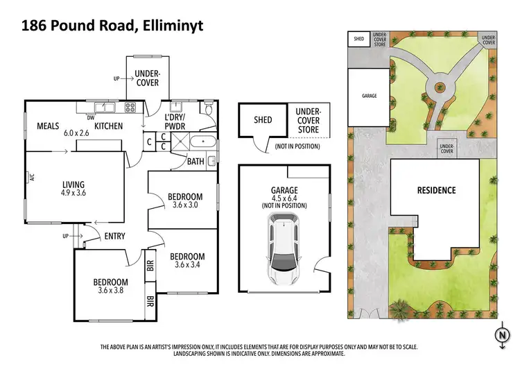 Floorplan of Homely house listing, 186 Pound Road, Elliminyt VIC 3250