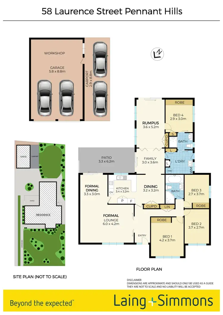 Floorplan of Homely house listing, 58 Laurence Street, Pennant Hills NSW 2120