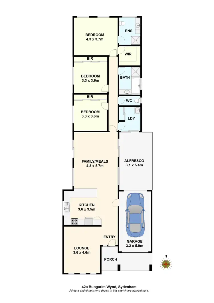 Floorplan of Homely house listing, A/42 Bungarim Wynd, Sydenham VIC 3037