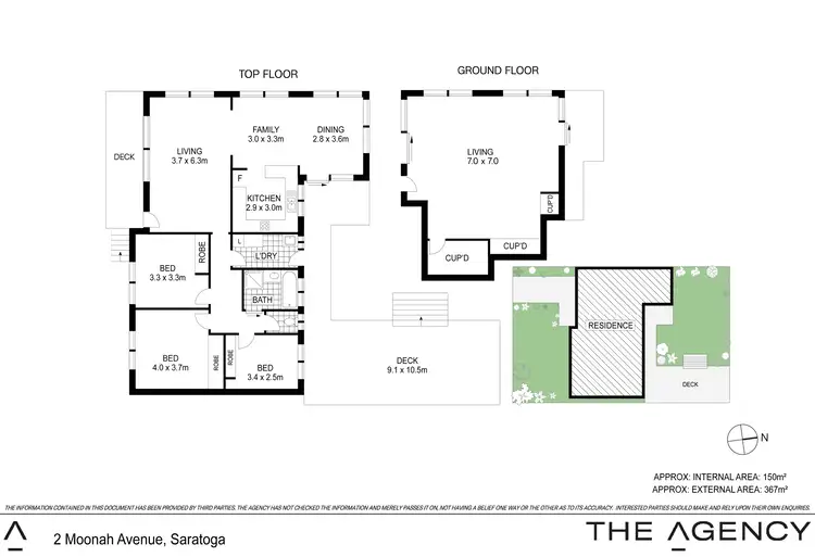 Floorplan of Homely house listing, 2 Moonah Avenue, Saratoga NSW 2251