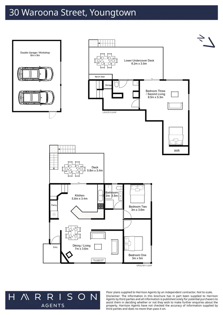 Floorplan of Homely house listing, 30 Waroona Street, Youngtown TAS 7249