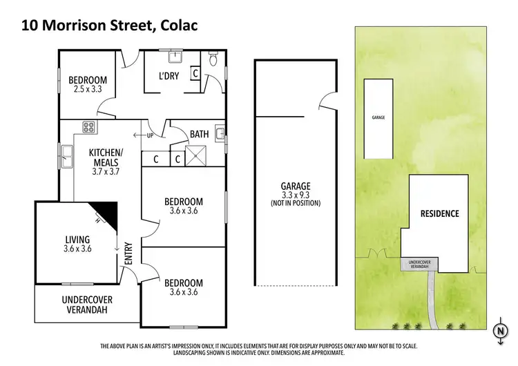 Floorplan of Homely house listing, 10 Morrison Street, Colac VIC 3250