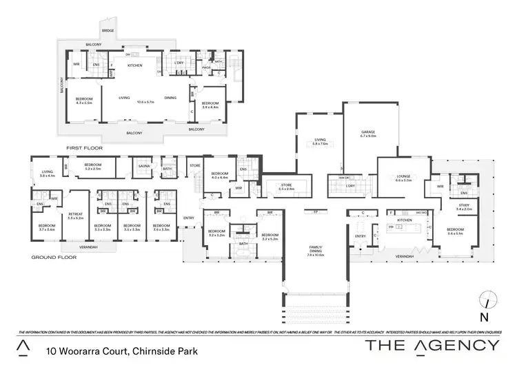 Floorplan of Homely rural property listing, 10 Woorarra Court, Chirnside Park VIC 3116