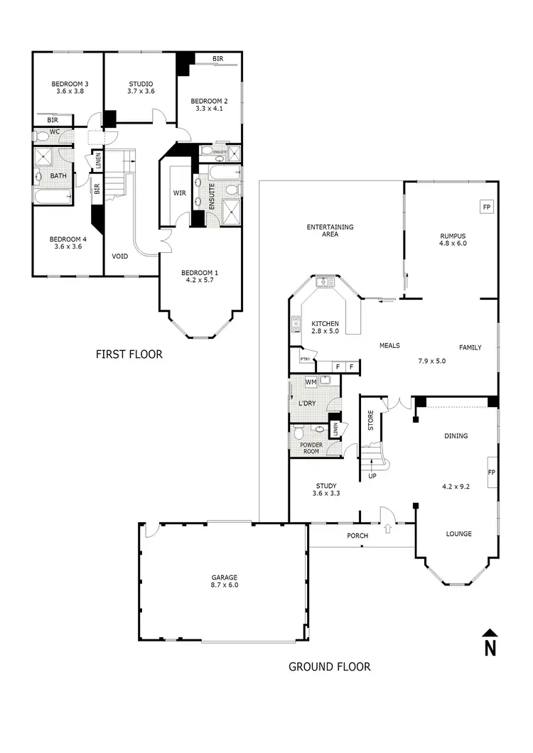 Floorplan of Homely house listing, 16 Pinnacle Terrace, Golden Square VIC 3555