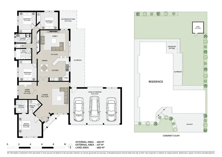 Floorplan of Homely house listing, 4 Cabernet Court, Waurn Ponds VIC 3216