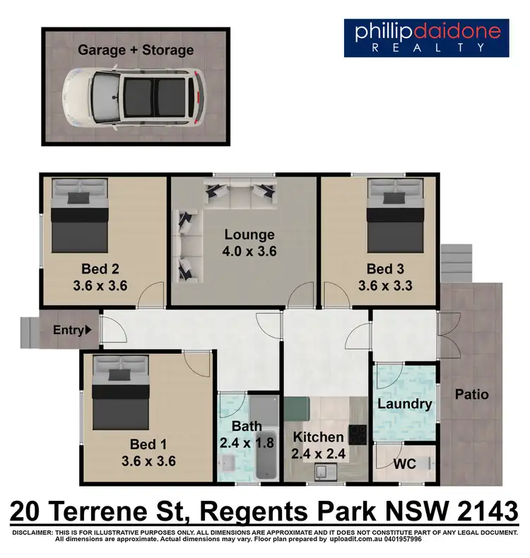 Floorplan of Homely house listing, 20 Terrene Street, Regents Park NSW 2143