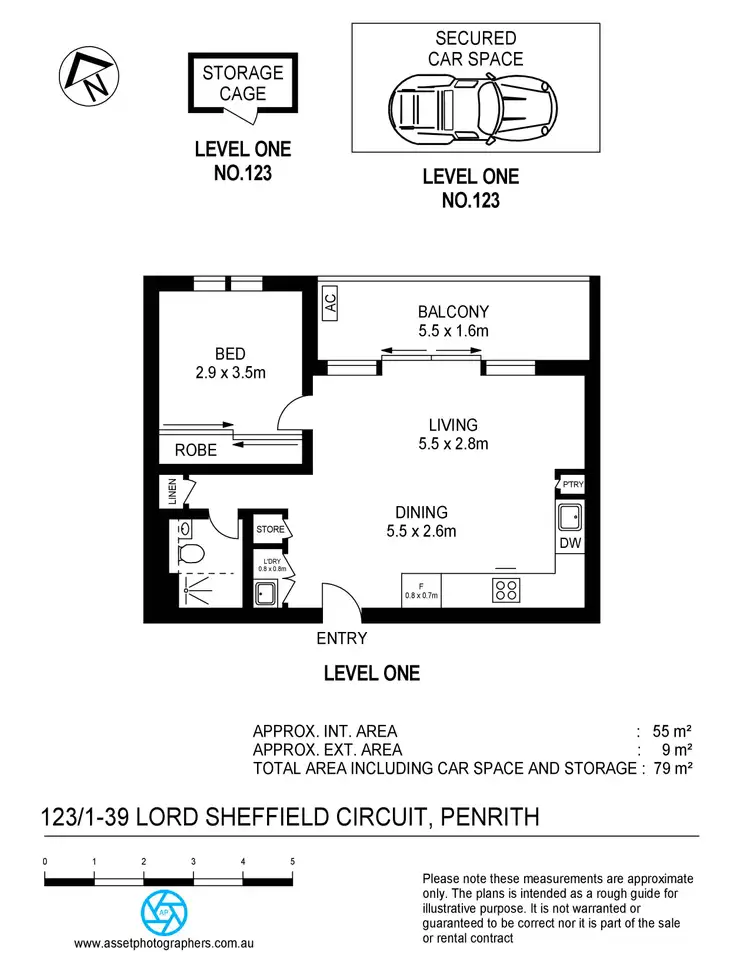 Floorplan of Homely apartment listing, E123/1-39 Lord Sheffield Circuit, Penrith NSW 2750