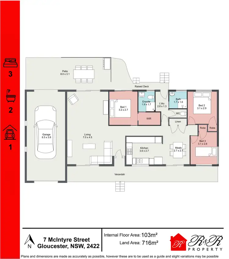 Floorplan of Homely house listing, 7 Mcintyre Street, Gloucester NSW 2422