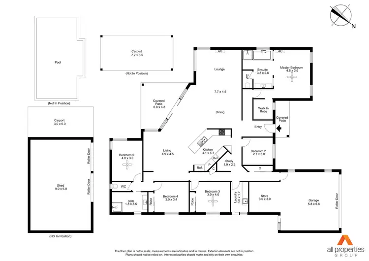 Floorplan of Homely house listing, 9-13 Barrine Court, Park Ridge South QLD 4125