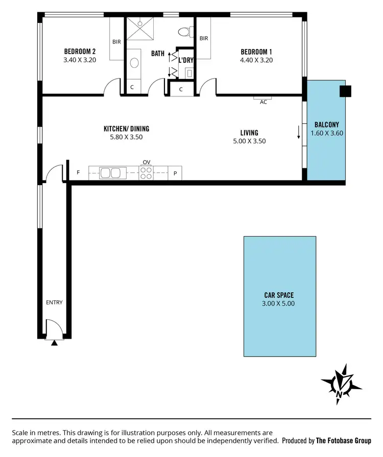 Floorplan of Homely unit listing, 11/2 Grey Box Avenue, Noarlunga Centre SA 5168