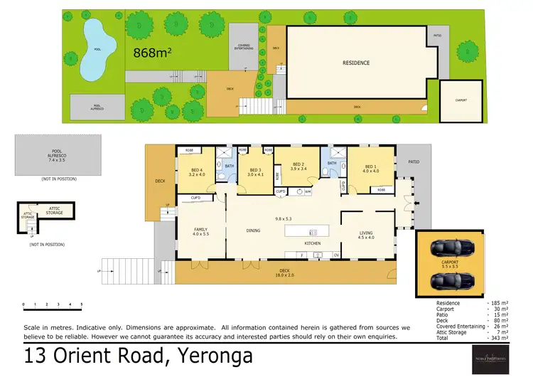 Floorplan of Homely house listing, 13 Orient Road, Yeronga QLD 4104