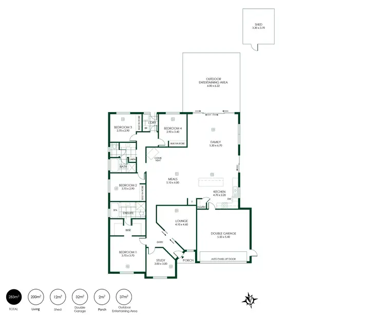 Floorplan of Homely house listing, 7 Hurling Drive, Mount Barker SA 5251