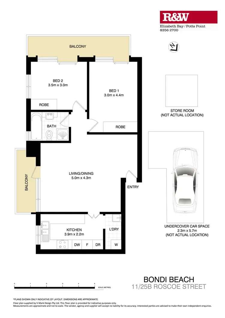 Floorplan of Homely apartment listing, 11/25B Roscoe Street, Bondi Beach NSW 2026