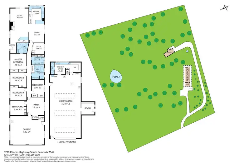 Floorplan of Homely house listing, 3729 Princes Highway, South Pambula NSW 2549