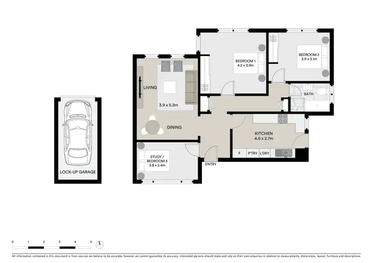 Floorplan of Homely apartment listing, 4/5 Towns Road, Vaucluse NSW 2030