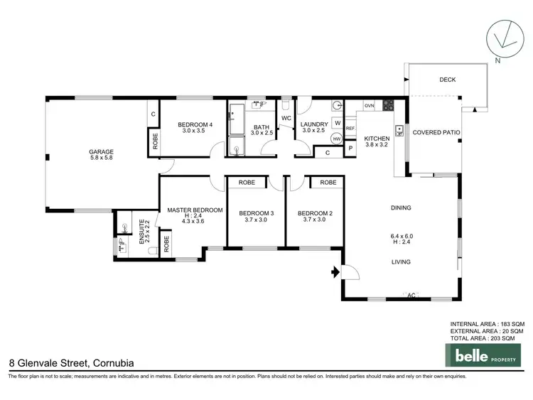 Floorplan of Homely house listing, 8 Glenvale Street, Cornubia QLD 4130