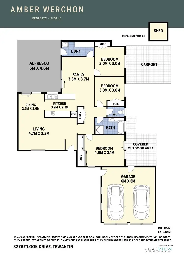 Floorplan of Homely house listing, 32 Outlook Drive, Tewantin QLD 4565