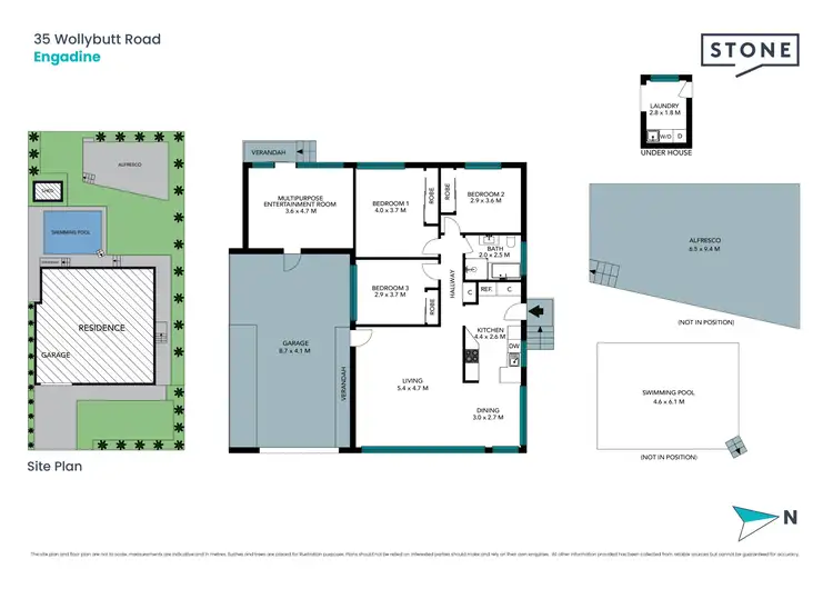 Floorplan of Homely house listing, 35 Wollybutt Road, Engadine NSW 2233