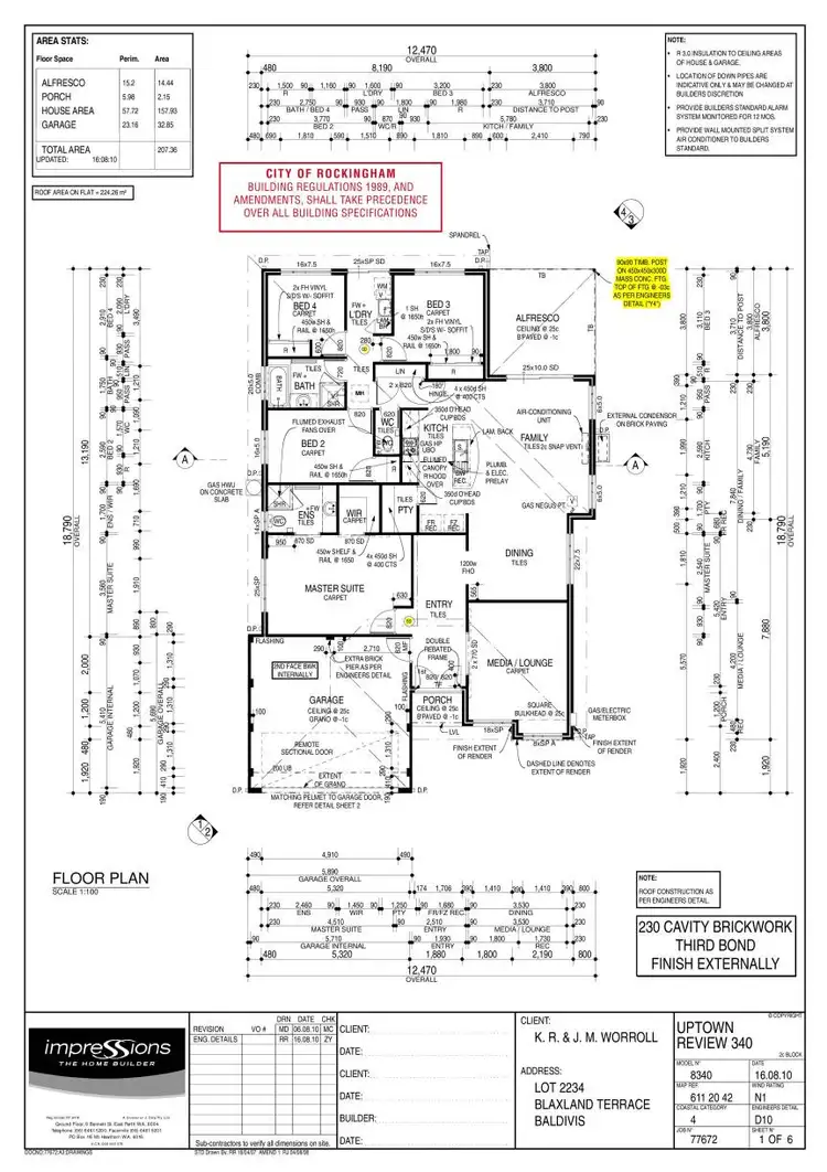 Floorplan of Homely house listing, 19 Blaxland Terrace, Baldivis WA 6171